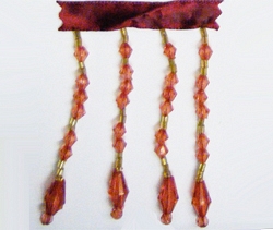 KT7 Long Drop Bead 2" 10 Mtrs Red - Click Image to Close